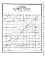Fillmore County Outline Map, Fillmore County 1905 Copy 1 Black and White 